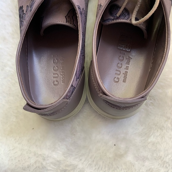 CSD Gucci Floral Print Fabric and Leather Sneaker - Picture 4 of 8